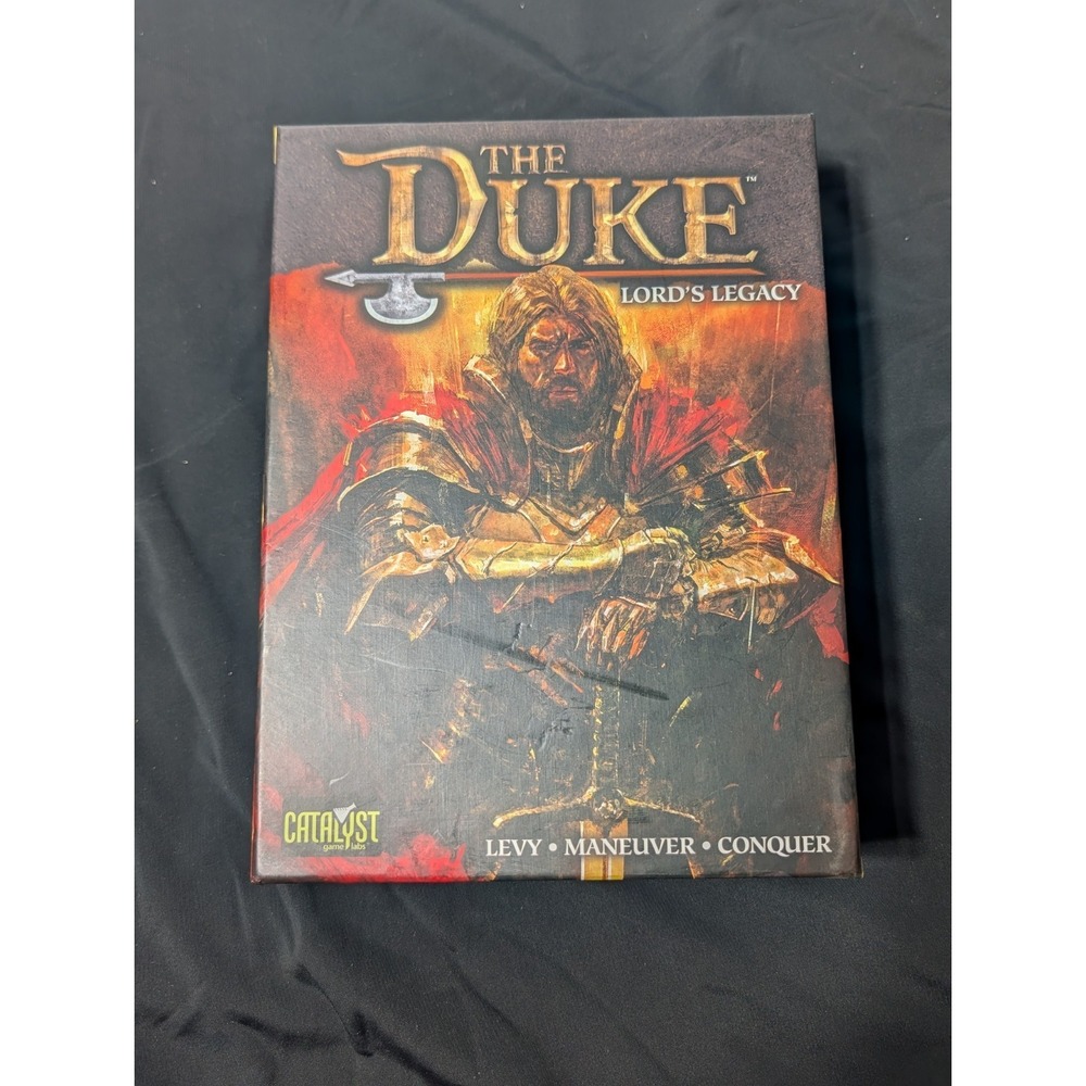 Arthurian Legends Expansion + The Duke: Lord's Legacy Board Game 100% Complete
